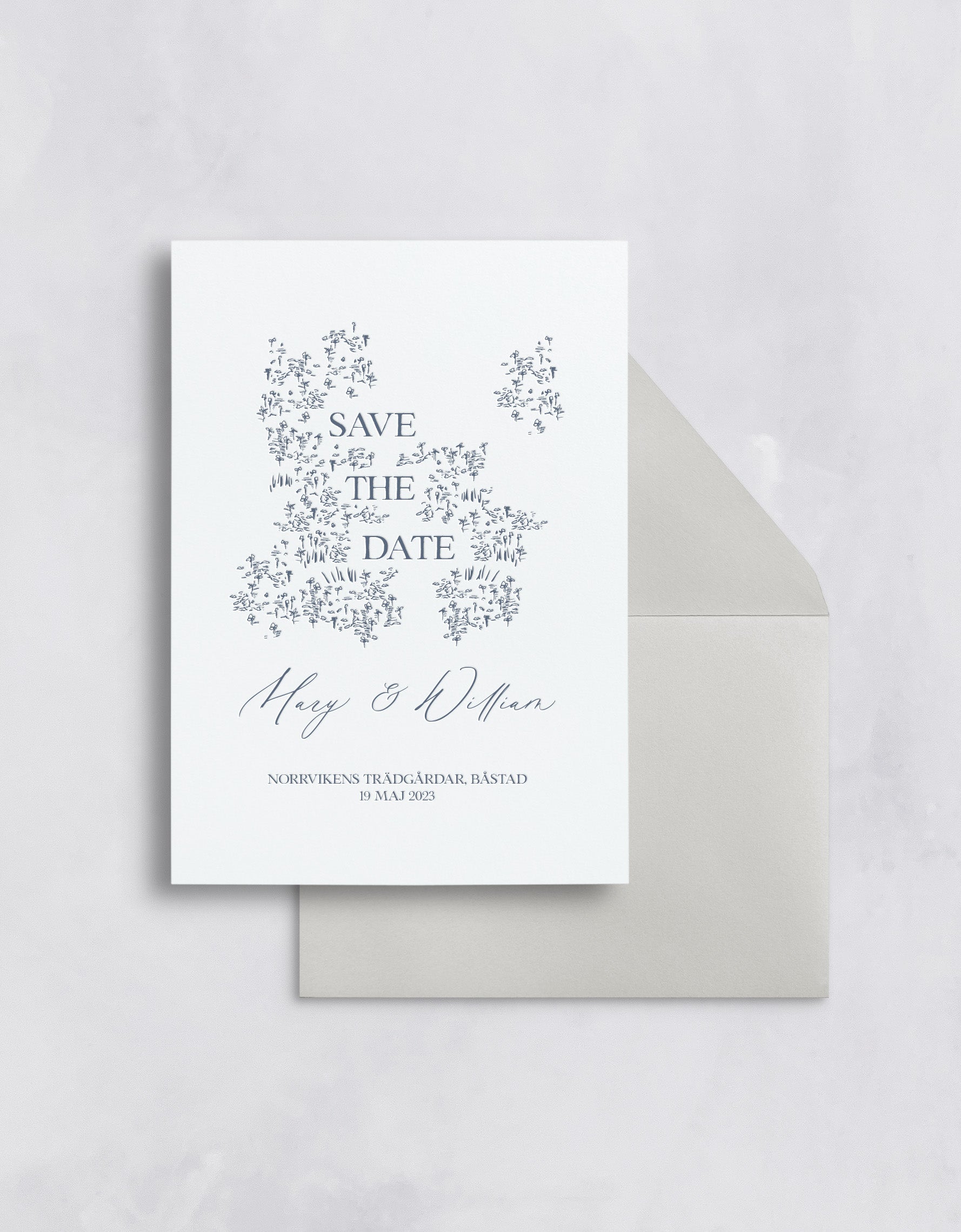 Mary: Save the date (Letterpress)